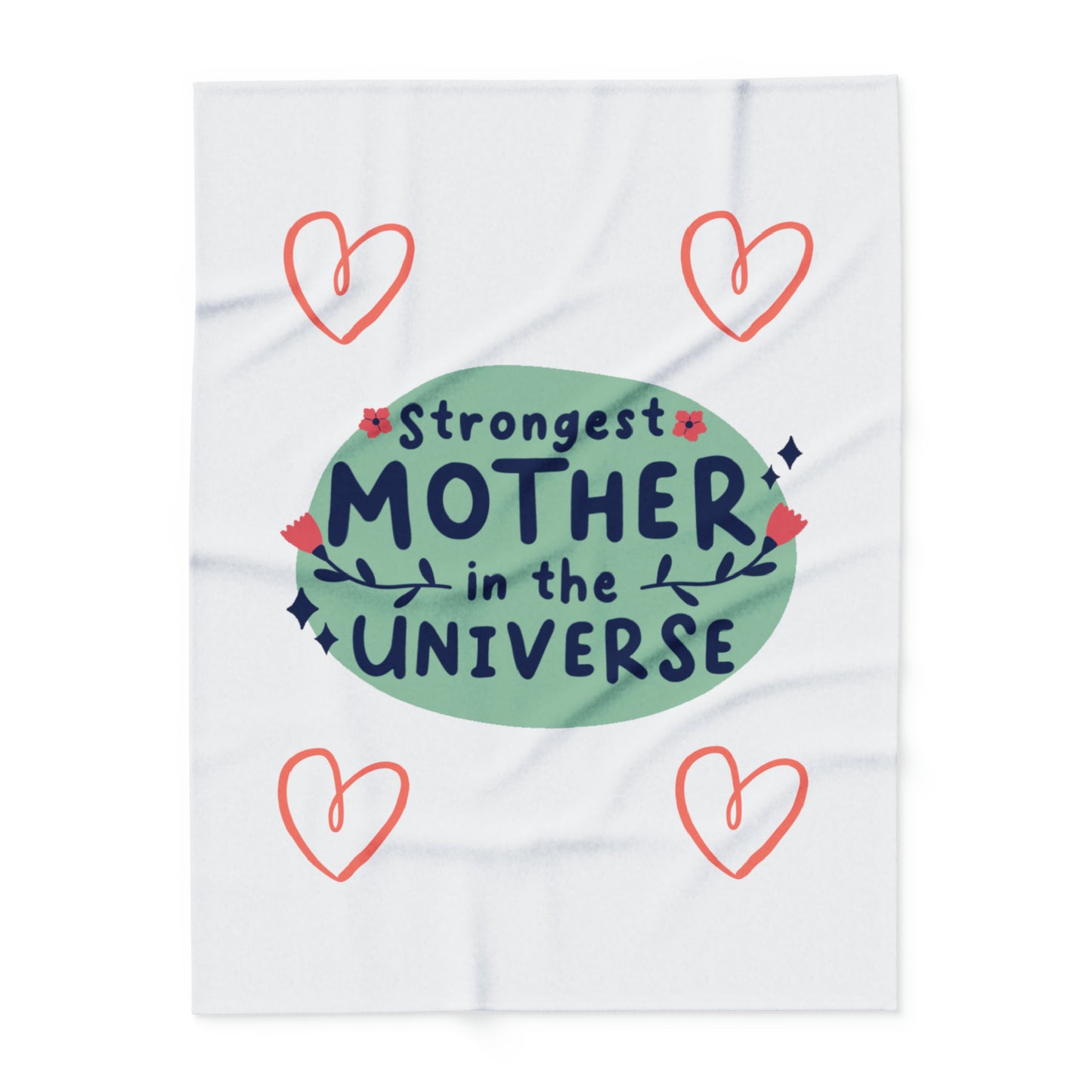 Strongest Mother In The Universe Fleece Blanket