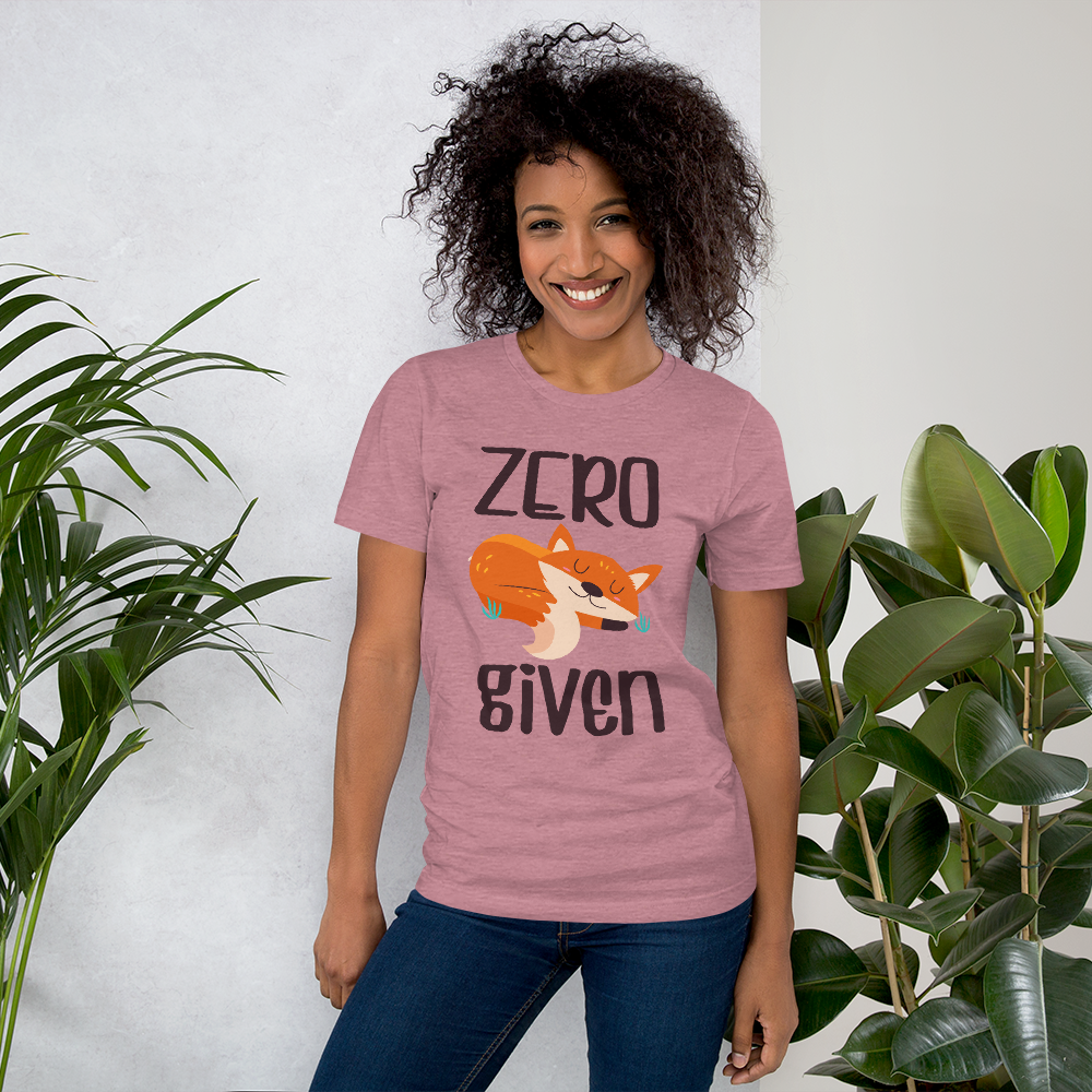 Zero Fox Given T-Shirt